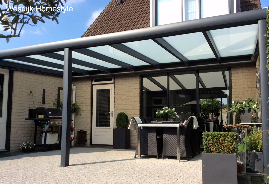 Welp Terrasoverkapping Glas met Zonwering | Showroom | Wesdijk IK-73